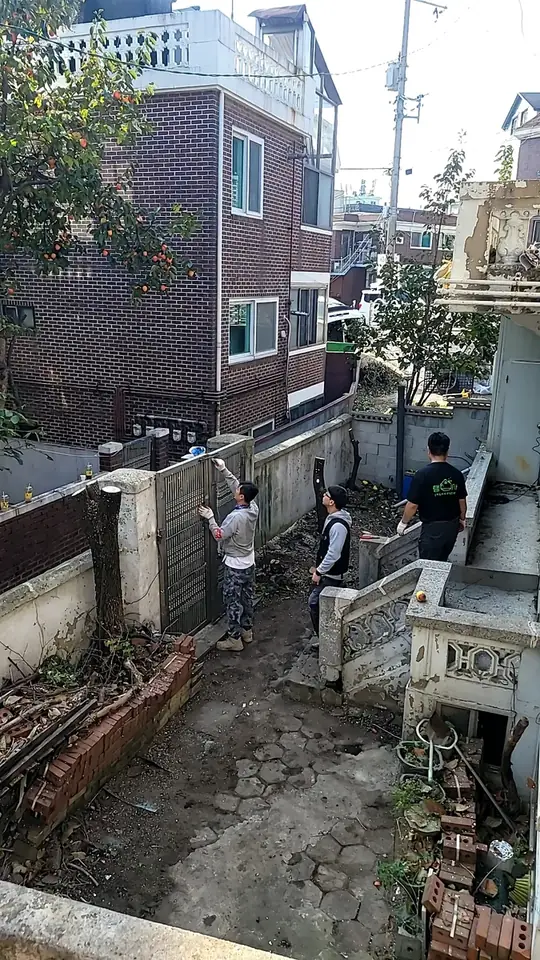 부천 빌라 향나무전지