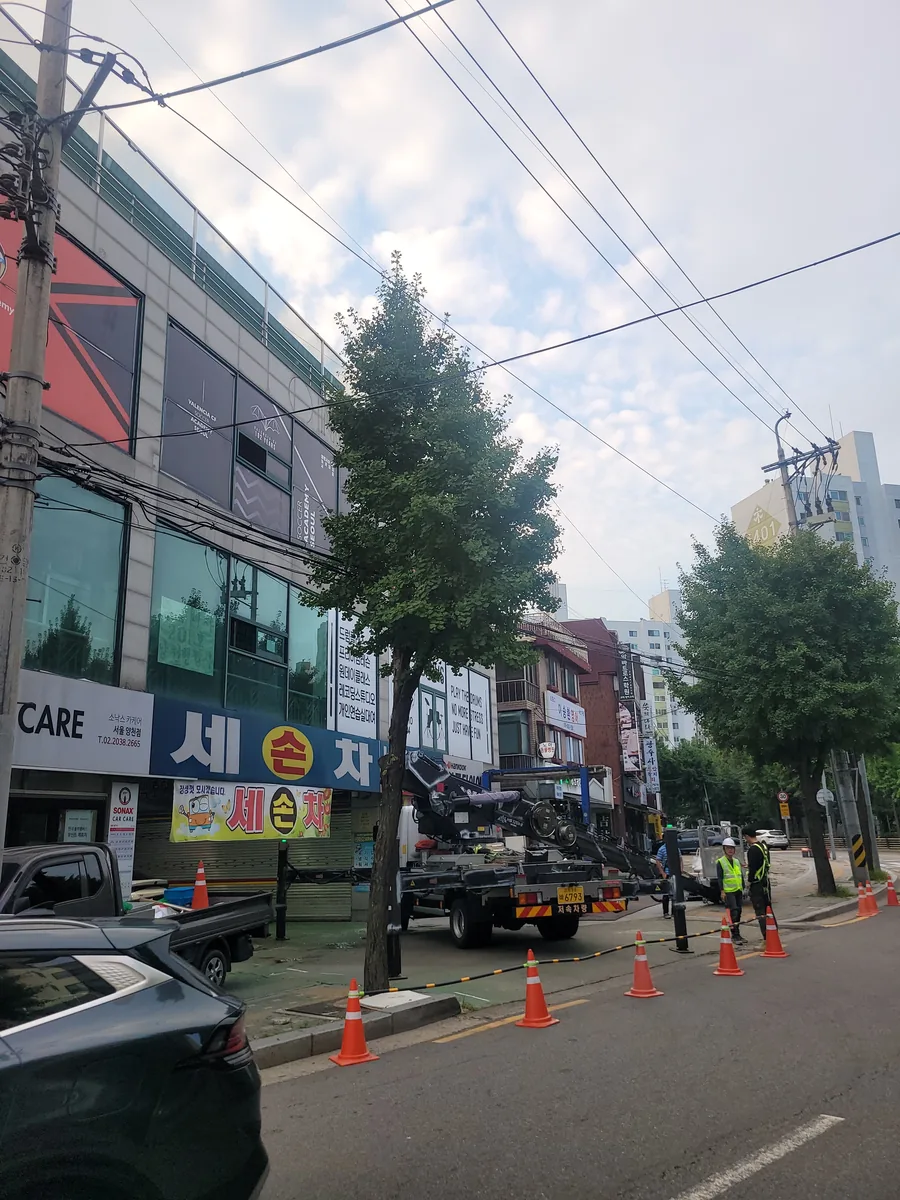 광명 조경전지 시공 전